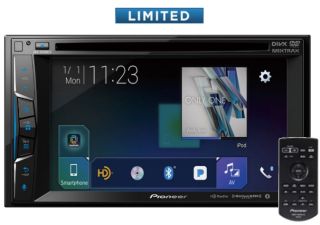 Pioneer AVH-1440NEX Multimedia DVD Receiver with 6.2" WVGA Display, Apple CarPlay, Built-in Bluetooth, HD Radio Tuner, SiriusXM-Ready and AppRadio Mode + AVH1440NEX