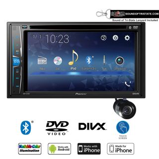 Pioneer AVH-221EX Multimedia DVD-Receiver with Bullet Style Backup Camera