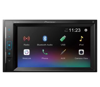 Pioneer DMH-240EX 6.2" Resistive Glass Touchscreen, Amazon Alexa Built-in when Paired with Pioneer Vozsis App, Bluetooth® Back Up Camera Ready - Digital Media Receiver (does not play discs)