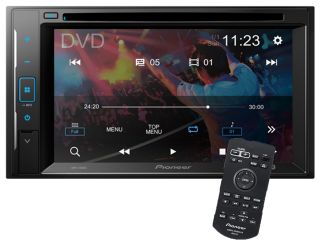 Pioneer AVH-240EX In-Dash Resistive Touchscreen DVD Receiver 6.2" Double DIN Touchscreen Receiver + CXE5116 Remote Control 