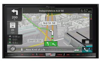 Pioneer AVIC-8100NEX Flagship In-Dash Navigation AV Receiver with 7” WVGA Capacitive Touchscreen