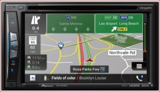 Pioneer AVIC-W6400NEX In Dash Navigation AV Receiver with 6.2" WVGA Clear Resistive Touchscreen Display AVICW6400NEX