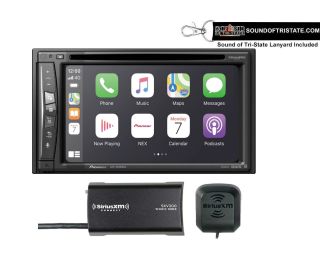 Pioneer AVIC-W6600NEX 6.2" Navigation DVD Receiver with SiriusXM SXV300V1 Satellite Radio Tuner and Antenna Package