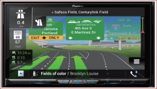 Pioneer AVIC-W8400NEX In Dash Navigation AV Receiver with 7" WVGA Clear Resistive Touchscreen Display AVICW8400NEX