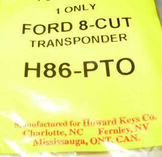Howard Keys H86-PTO