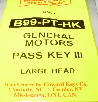 Howard Keys B99-PT-HK