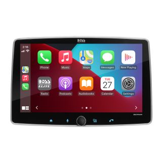 Boss BECPA9W Single-DIN, Wireless/Wired Apple CarPlay & Android Auto, MECH-LESS Multimedia Player (no CD/DVD) 9" Touchscreen Bluetooth