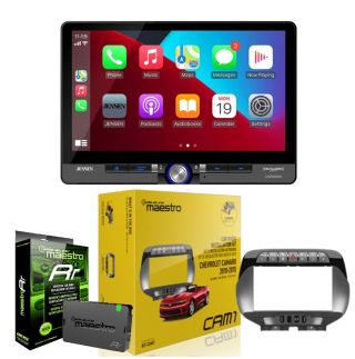 Jensen CAR140MW 10.1" Digital multimedia receiver bundled with iDatalink Maestro Dash Kit (KIT-CAM1) and MRR (ADS-MRR) Interface for 2010-15 Chevrolet Camaro 