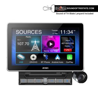 Jensen CAR8000 10" DVD Receiver + Bullet Style Backup Camera