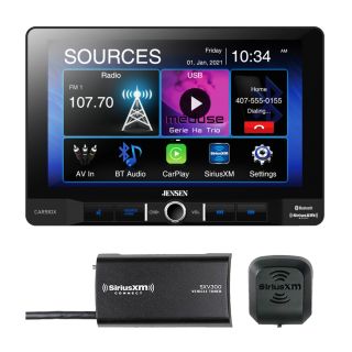 Jensen CAR910X Digital Multimedia Receiver + SiriusXM SXV300V1 Tuner
