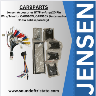 Jensen CAR9PARTS Pre-Amp 20 Pin Wire/Trim for CAR910W, CAR910X (Antenna for 910W sold separately)