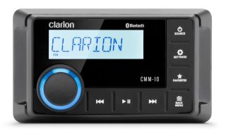Clarion CMM-20 Marine digital media receiver with high-contrast display (does not play CDs)