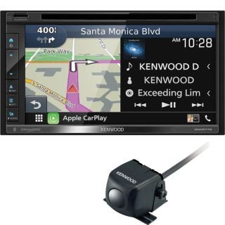 Kenwood DNX577S Navigation Receiver + CMOS130 Bullet Style Backup Camera 