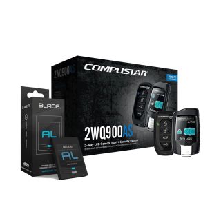 Compustar CS2WQ900-AS All-in-One 2-Way Car Remote Start & Alarm + iDatalink ADS-BLADE AL Universal 'all-in-one' integration cartridge Bundle