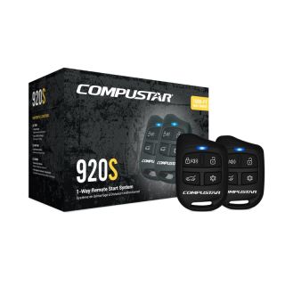 Compustar CS920-S 1000-ft max range remote start bundle with two 1-way remotes.