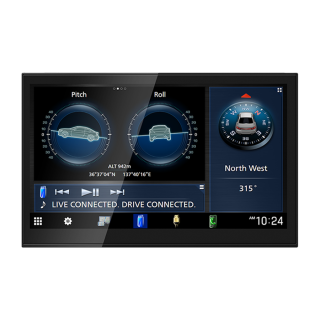 Kenwood Excelon DAX8000S 8" HD Monitor with Capacitive Screen Wireless Apple Carplay and Android Auto 