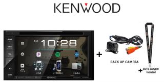 Kenwood DDX26BT 6.2" WVGA DVD Receiver, Bluetooth, Rear USB, Pandora/Spotify/iHeart Radio Link for iPhone and Android phones, SiriusXM Ready, Rear Camera Input and a Backup Camera