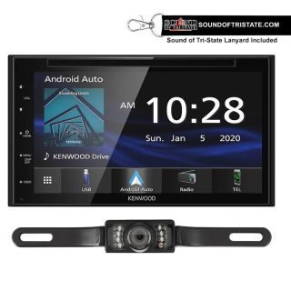 Kenwood DDX5707S DVD Receiver with License Plate Backup Camera
