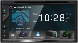Kenwood DDX6706S 6.8" DVD Receiver with Android Auto, Apple CarPlay, and Alexa Voice Control