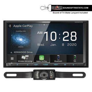 Kenwood DDX9707S DVD Receiver with License Plate Backup Camera