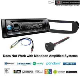 Pioneer DEH-S6220BS CD Receiver + Install Harness+ Dash Kit Fits 1998-2010 Volkswagen Beetle - (with Aktiv Factory Amplified System) 