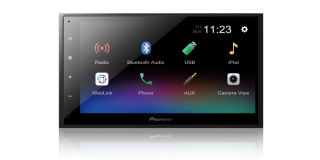 Pioneer DMH-340EX 6.8" Capacitive Touchscreen, Amazon Alexa when Paired with Pioneer Vozsis App, Bluetooth®, Back-up Camera Ready - Digital Media Receiver
