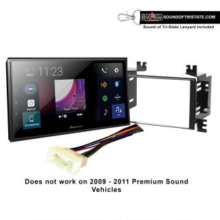 Pioneer DMH-2660NEX Digital Multimedia Receiver with Installation Kit and Wire Harness for 06-08 Kia Accent, 06-11 Rio