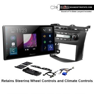 Pioneer DMH-2660NEX  Digital Multimedia Receiver + install kit 2003-07 Honda Accord (Factory climate controls)