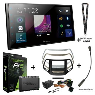 Pioneer DMH-2660NEX Digital Media Receiver with Dashkit for Jeep cherokee KIT-CHK1 + ADS-MRR2 Package