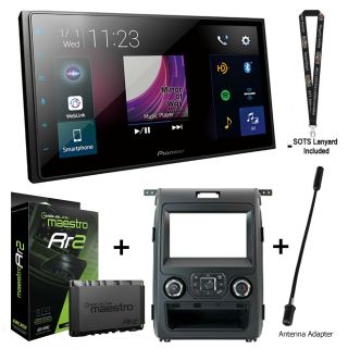 Pioneer DMH-2660NEX 6.8" Digital Multimedia Receiver w/ ADS iDatalink KIT K150 for F150 & ADS-MRR Bundle