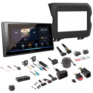 Pioneer DMH-W4660NEX Digital multimedia receiver (does not play CDs) + AXPIO-JT1 Radio Integration Package Jeep JT 2020-Up