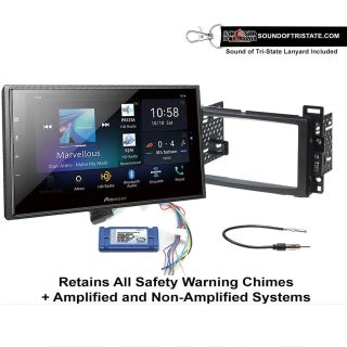 Pioneer DMH-W4660NEX Digital Multimedia Receiver  + install kit 2006-2011 Chevrolet HHR, 2008-2011 Malibu