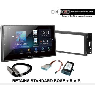 Pioneer DMH-W4660NEX Digital Multimedia Receiver  + install kit 05-13 Chevrolet Corvette, 06-09 Hummer H3