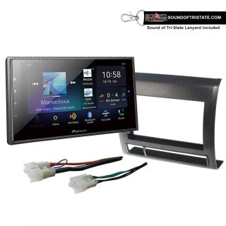 Pioneer DMH-W4660NEX Digital Multimedia Receiver with Installation Kit and Wire Harness for 05-11 Non Amplified Toyota Tacoma (Black)