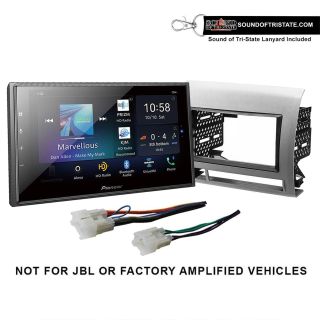 Pioneer DMH-W4660NEX Digital Multimedia Receiver + install kit 05-11 Non Amplified Toyota Tacoma (Silver)