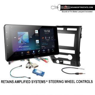 Pioneer DMH-WC6600NEX Digital Multimedia Receiver + install kit 2009-2010 Ford F-150 (Black)