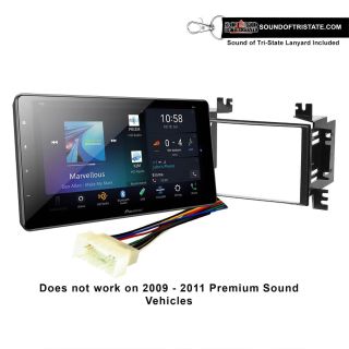 Pioneer DMH-WC6600NEX Digital Multimedia Receiver with Installation Kit and Wire Harness for 06-08 Kia Accent, 06-11 Rio