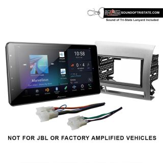 Pioneer DMH-WC6600NEX Digital Multimedia Receiver + install kit 05-11 Non Amplified Toyota Tacoma (Silver)