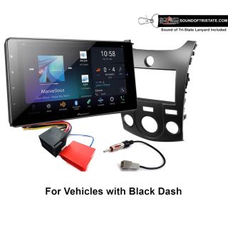 Pioneer DMH-WC6600NEX Digital Multimedia Receiver + install kit 2011-2013 Kia Forte (Black)