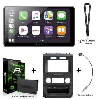 Pioneer DMH-WC6600NEX Digital Multimedia Receiver w/ ADS iDatalink KIT-FTR1, & ADS-MRR2 Bundle