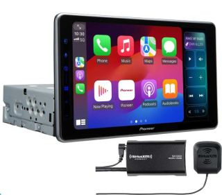 Pioneer DMH-WT5000NEX 9" Floating Screen Multimedia Digital Media Receiver Bundled with SXV300V1 Satellite Radio Tuner
