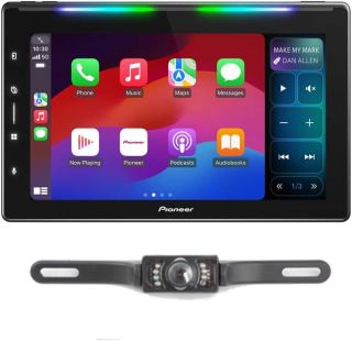 DMH-WT6000NEX 10.1" - HD Display Android Auto™(Wired/Wireless), Apple CarPlay®(Wired/Wireless), Bluetooth®, PxLink App - Floating Type Multimedia Receiver with License Plate Style Backup Camera