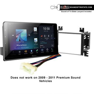 Pioneer DMH-WT7600NEX Digital Multimedia Receiver with Installation Kit and Wire Harness for 06-08 Kia Accent, 06-11 Rio