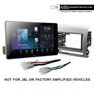 Pioneer DMH-WT7600NEX Digital Multimedia Receiver + install kit 05-11 Non Amplified Toyota Tacoma (Silver)