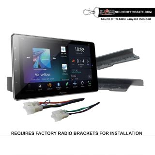 Pioneer DMH-WT7600NEX Digital Multimedia Receiver with Installation Kit, Wire Harness and Antenna Adapter for 03-09 Toyota 4Runner, 00-05 Celica and MR2 Spyder