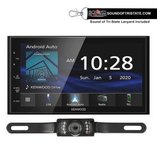 Kenwood DMX4707S Digital Multimedia Receiver with License Plate Backup Camera