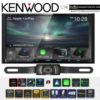 Kenwood DMX706S 6.95" Digital Multimedia Receiver w/  License Plate Back Up Camera