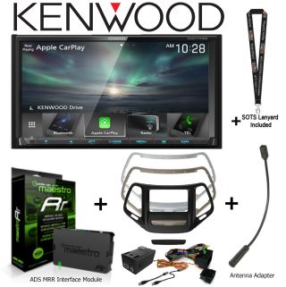 Kenwood DMX7706S 6.95" WVGA Digital Media Receiver w/ install kit + iDatalink KIT-CHK1, ADS-MRR and BAA23 and a SOTS Lanyard