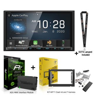 Kenwood Excelon DMX907S Digital Multimedia Receiver w/ ADS Dashkit KIT-MFT1 Maestro Interface fits F-150
