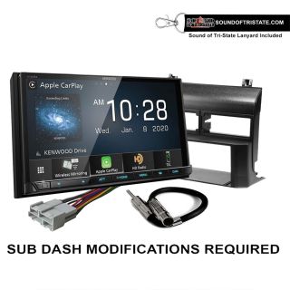 Kenwood Excelon DMX957XR Digital Multimedia Receiver + Install Kit Fits 1988-1994 Blazer, Silverado, Suburban (no pocket)
